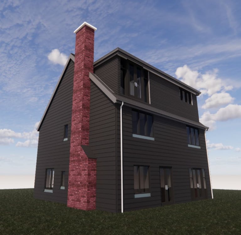 3D digital image of proposed loft conversion