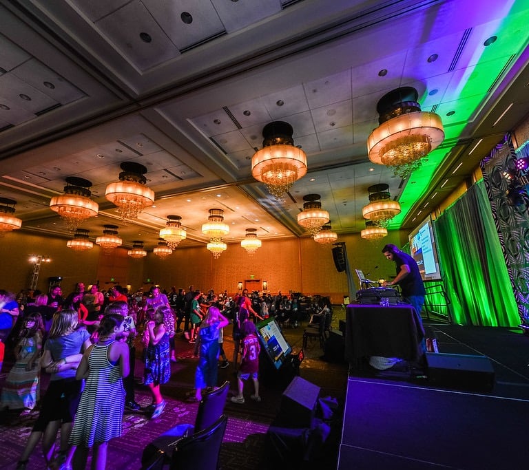 DJ Services in Bellevue WA at the Hyatt Regency ballroom.