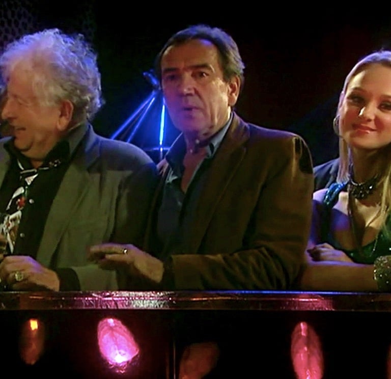 Nicky Ladanowski, Robert Lindsay and Keith Barron in BBC Sitcom My Family