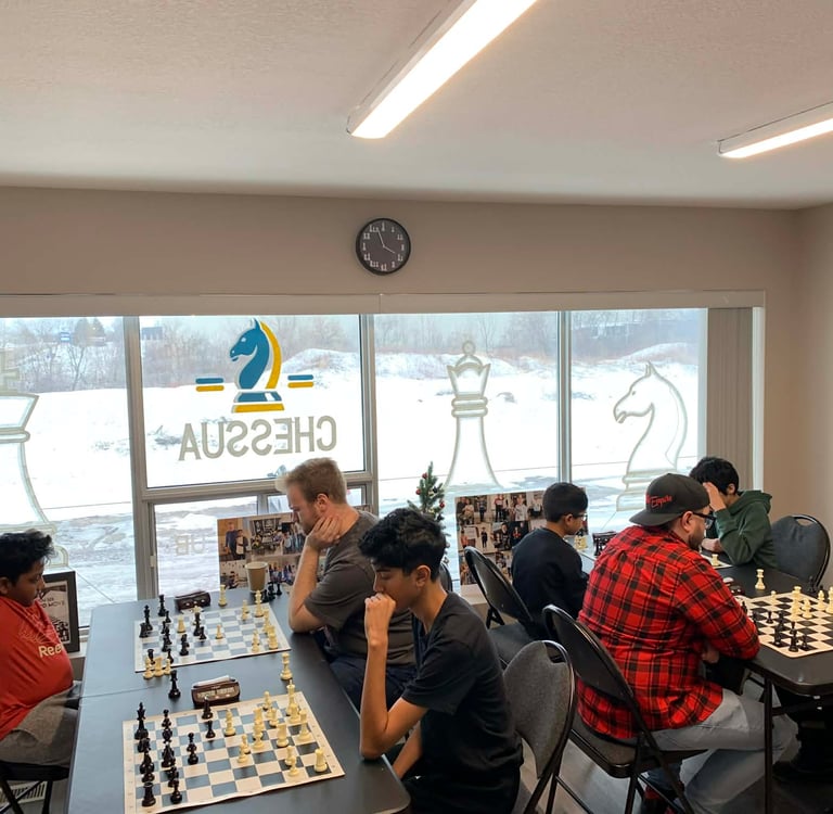 Chess Tournament at ChessUA Club in Brantford