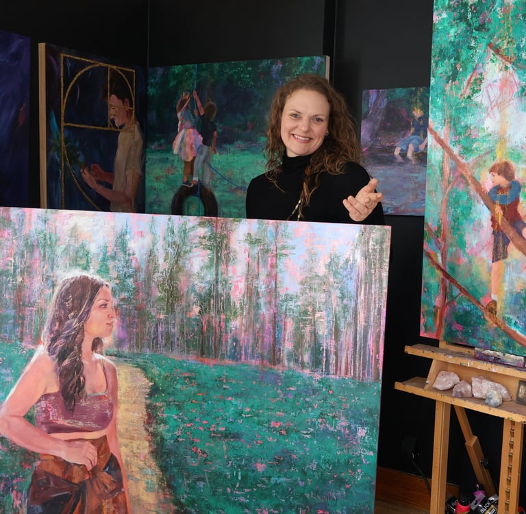 Sacred Light Portrait honoring identity, presence, and the living light within