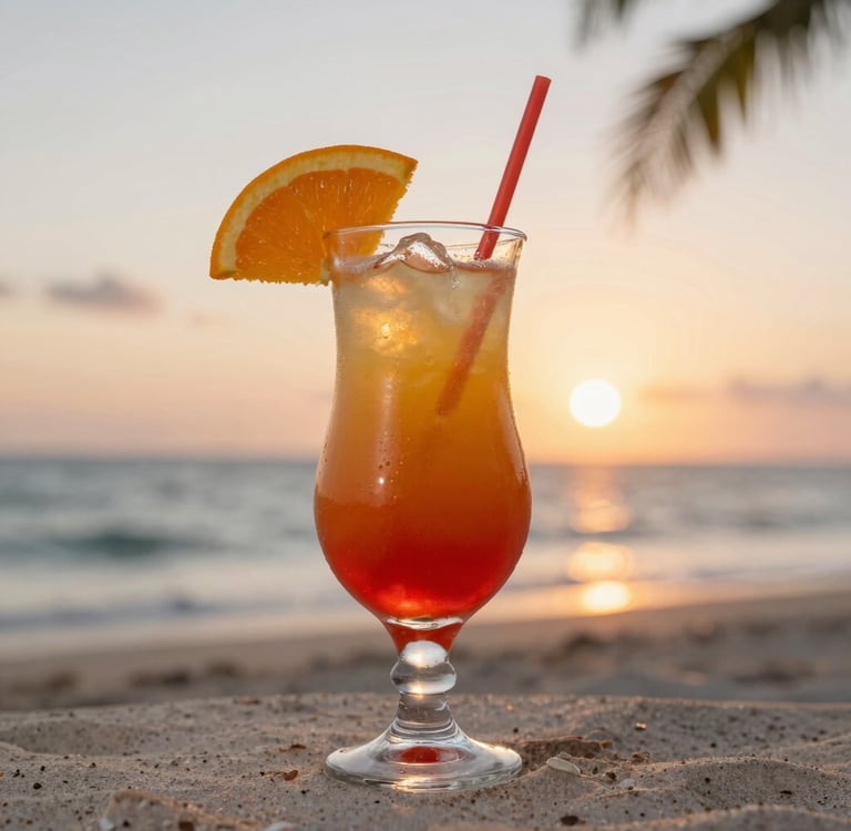 orange juice in clear drinking glass