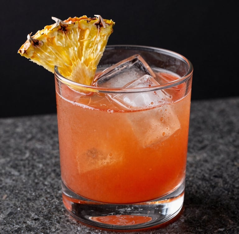 Mezcal Jungle Bird Cocktail