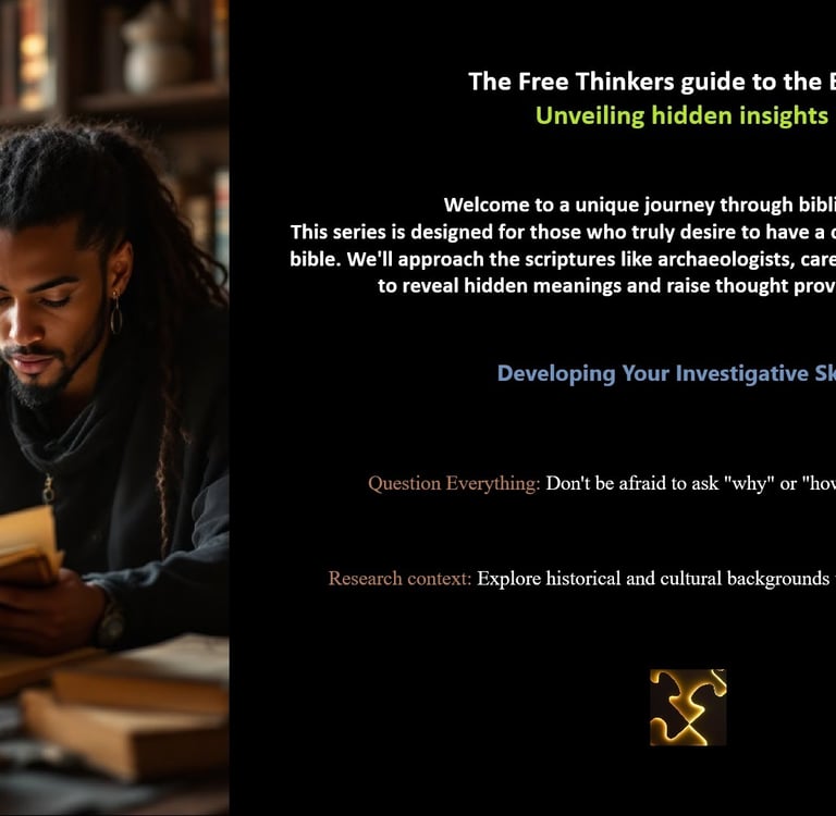 The Free Thinkers guide to the Bible   Part 4 Summary