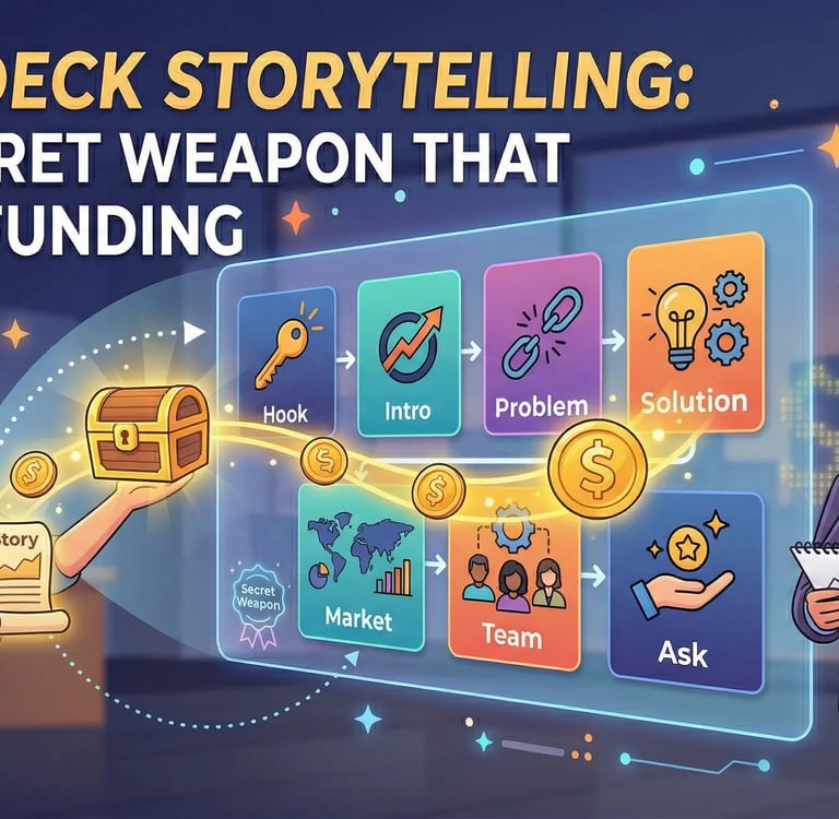 Pitch Deck Storytelling: The Secret Weapon That Raises Funding