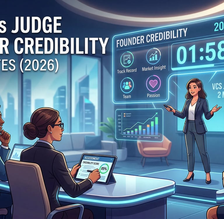 How VCs Judge Founder Credibility in 2 Minutes (2026)