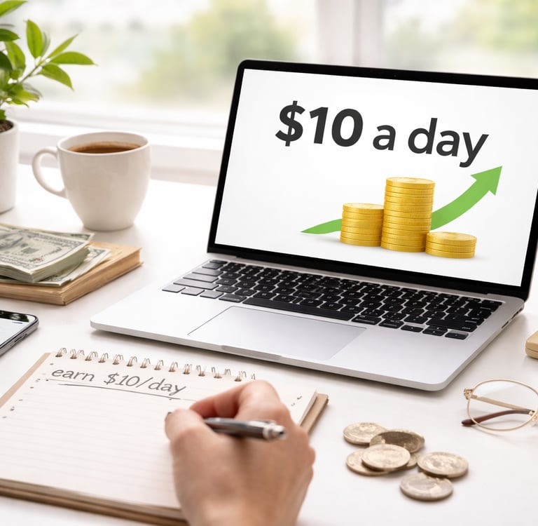 How to Earn $10 a Day Online (Step-by-Step Guide)_lowcosthustle.com