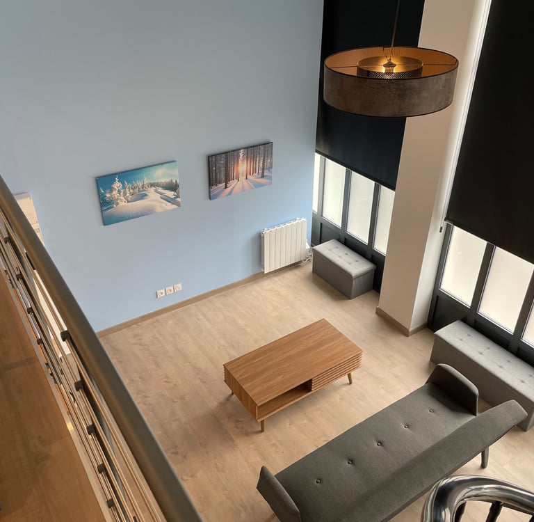 Salon moderne lumineux