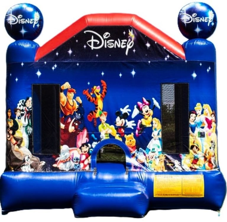 LARGE WORLD OF DISNEY MOONWALK Bookings 832-216-8423