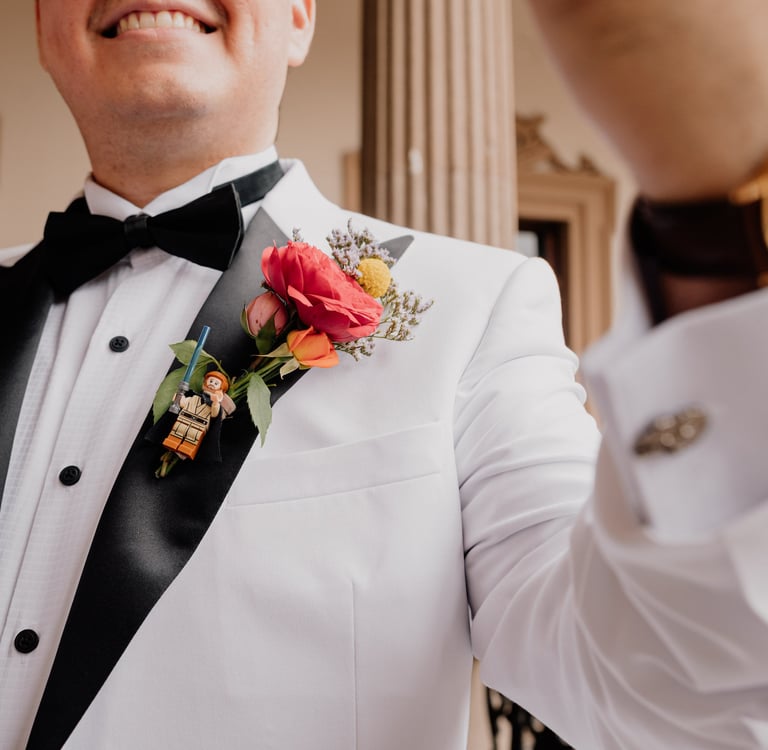 boutonniere  monterrey diseño floral Amor de Flores