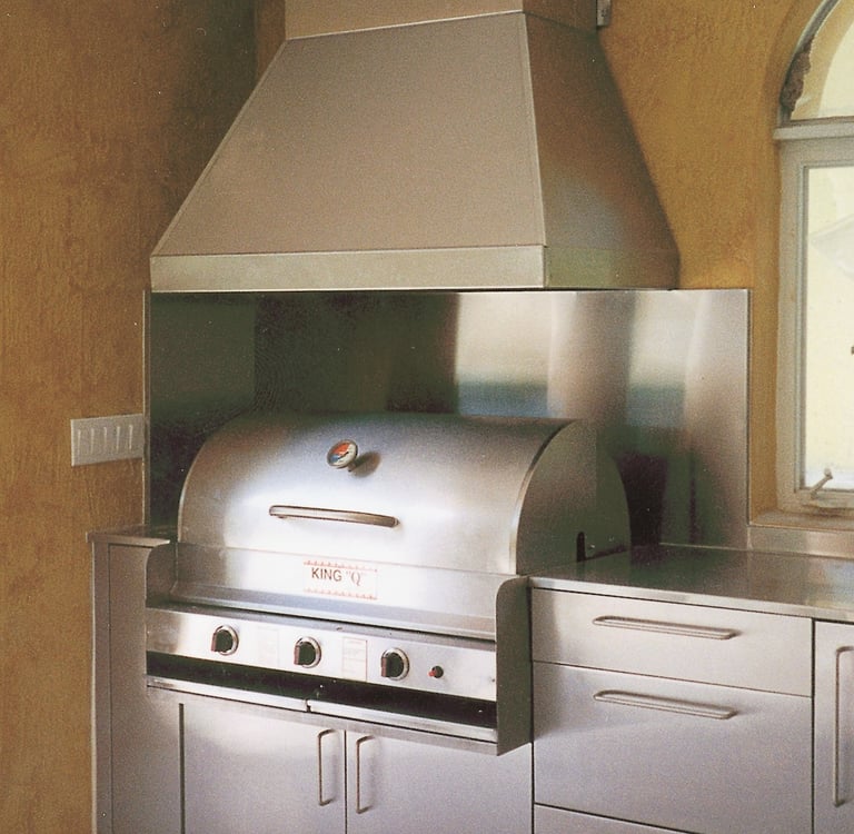 Outdoor Stainless Steel BBQ Kitchen