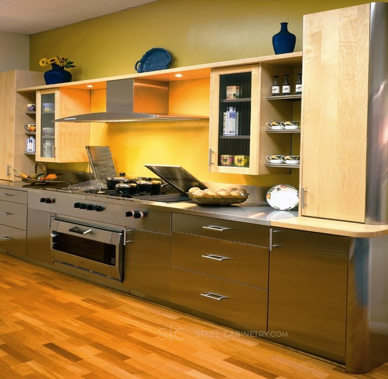 Beatiful stainless steel kitchen