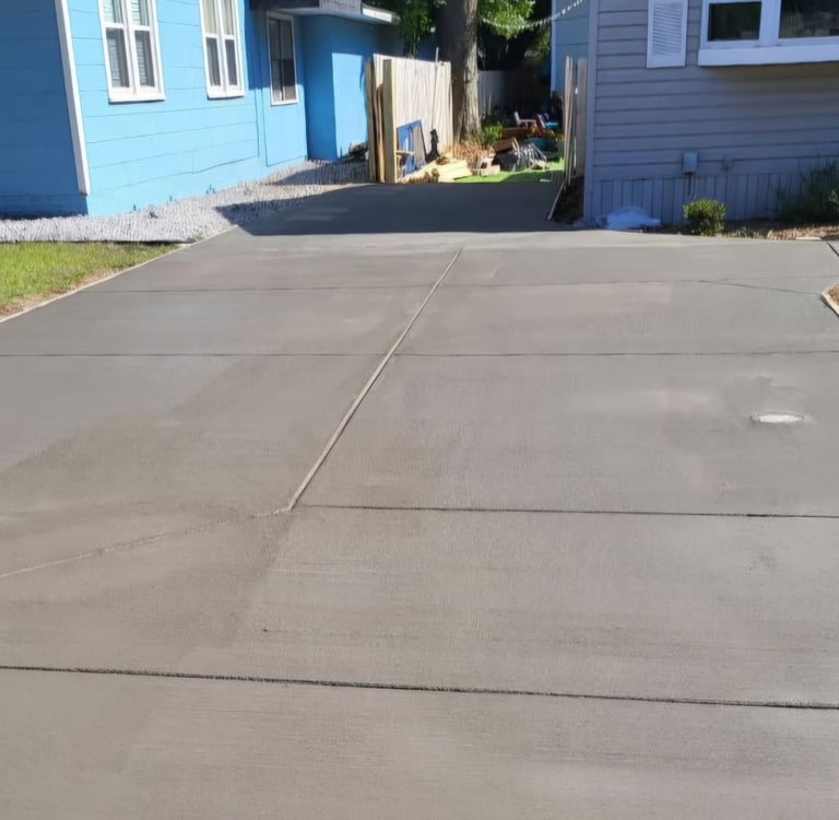 Concrete driveway installation in Pensacola FL