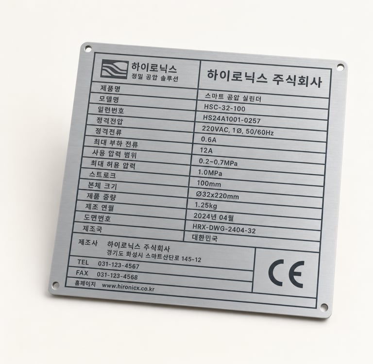 알루미늄1T/UV인쇄/사방타공