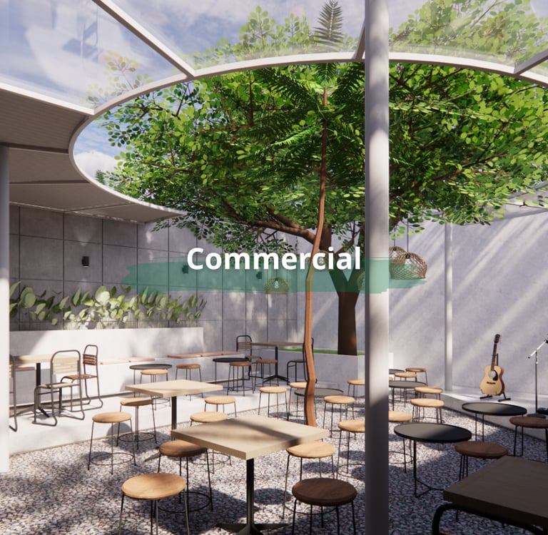 AT+ARI Architect mendesain bangunan komerislal seperti kafe, cafe, restoran