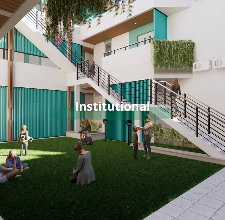 AT+ARI Architect mendesain bangunan institusi seperti sekolah, kampus, dan pesantren