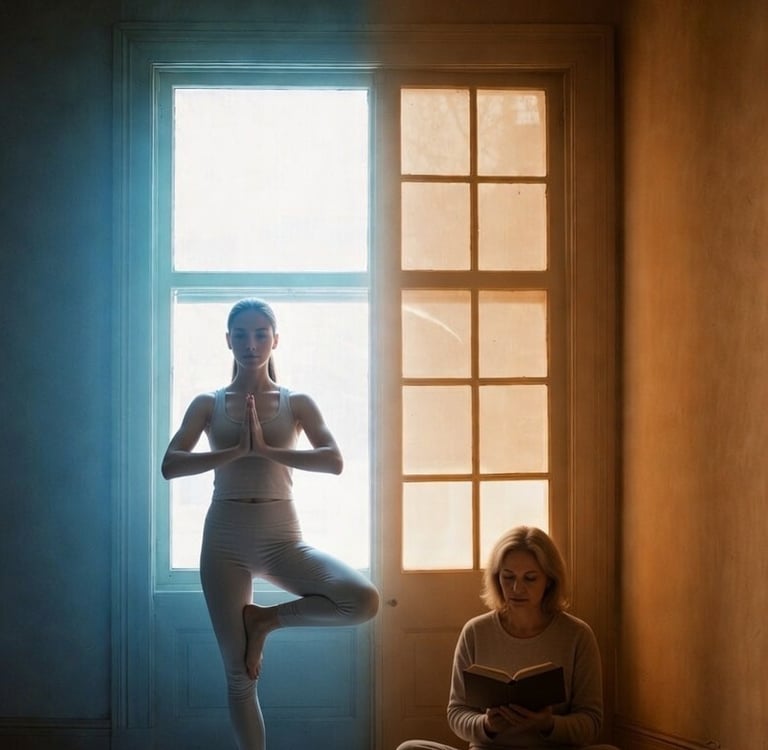 Cirkadinis-apsvietimas-2700K-vs-4500K-ritmas