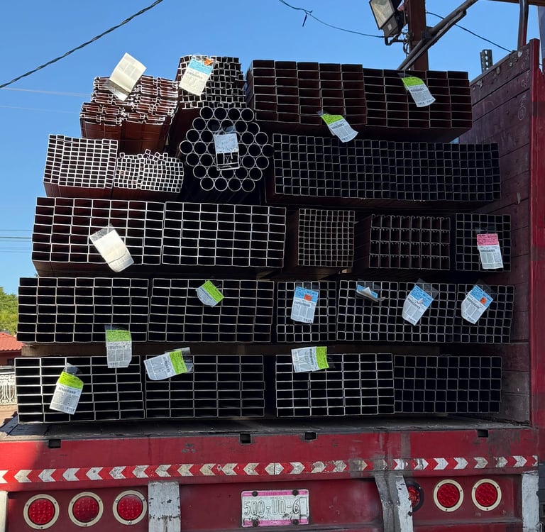 Acero: perfiles, PTR, polin, angulo, solera y lamina