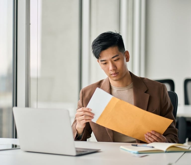 Inventor reviewing and responding to a patent office action