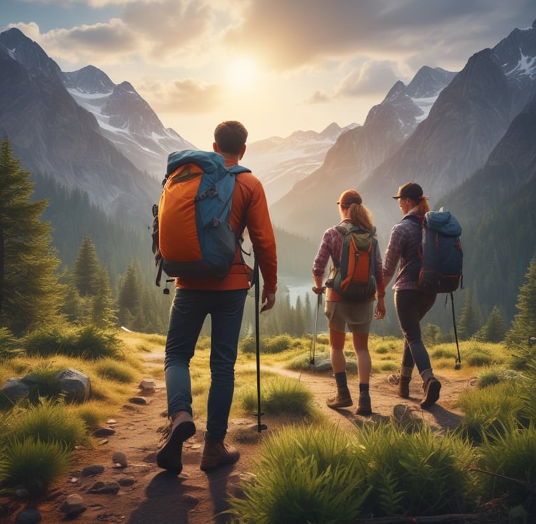 a sidewalk in a park lined with trees