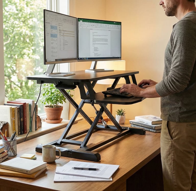Desk converter in a WFH set up
