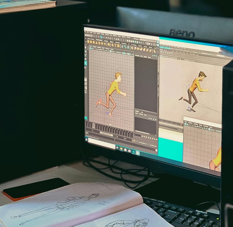 criação de produto digital simples no computador