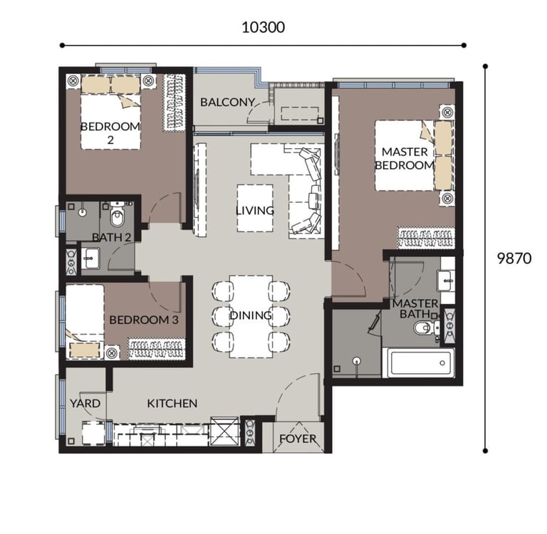 Talisa Bangsar Hill Park Layout Plan Type 2A1