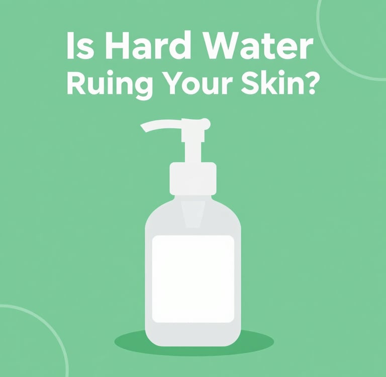 Is Hard Water Ruining Your Skin? How to Fix Dry and Dull Skin in Pakistan