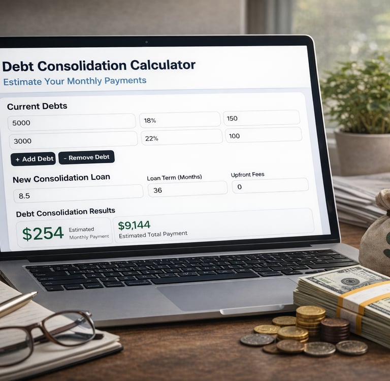 Debt Consolidation Calculator_cleareveray.com