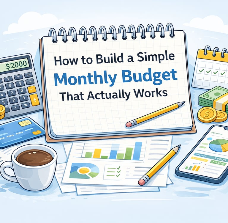 How to Build a Simple Monthly Budget That Actually Works_cleareveryday.com