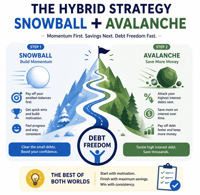 Hybrid Strategy - snowball and avalanche_ClearEveryday.com