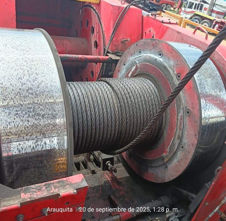 sistema de frenado automático para malacates por friccion de bandas