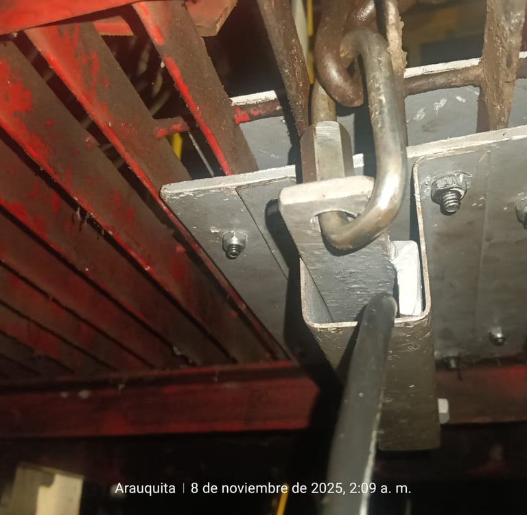 Sensor de tensión de cadena de patecabra para Workover y perforación 