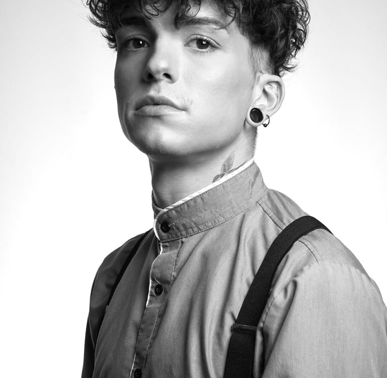 photographe portrait, studio, noir et blanc, magazine à Gisors dans l'Eure