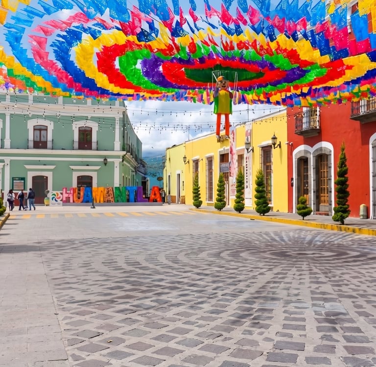 Huamantla centro histórico Tlaxcala