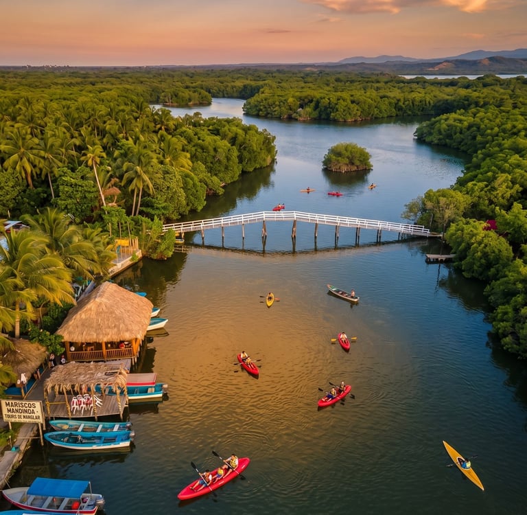 Laguna de Mandinga, Veracruz. VIaje a veracruz