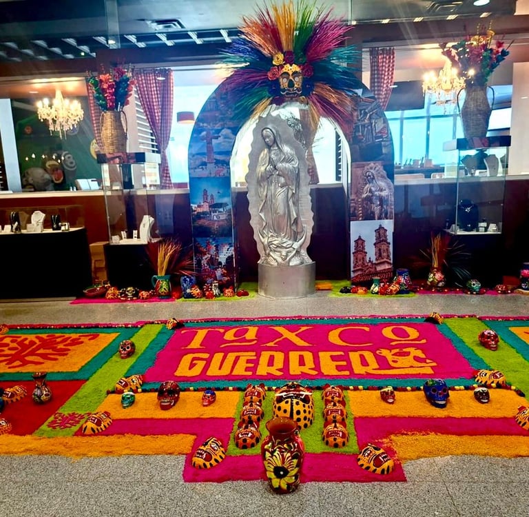 Stand de Taxco, Guerrero en el tianguis turístico en 50° edición en Acapulco