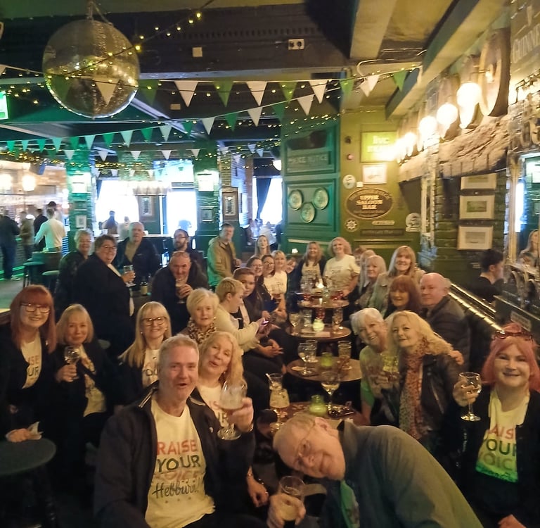 Raise Your Voice socialising in Newcastle