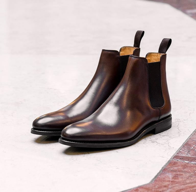 Chelsea boot marron