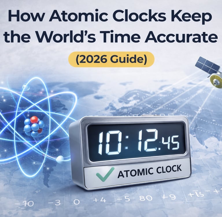 How Atomic Clocks Keep the World’s Time Accurate (2026 Guide)_timenowonline.com