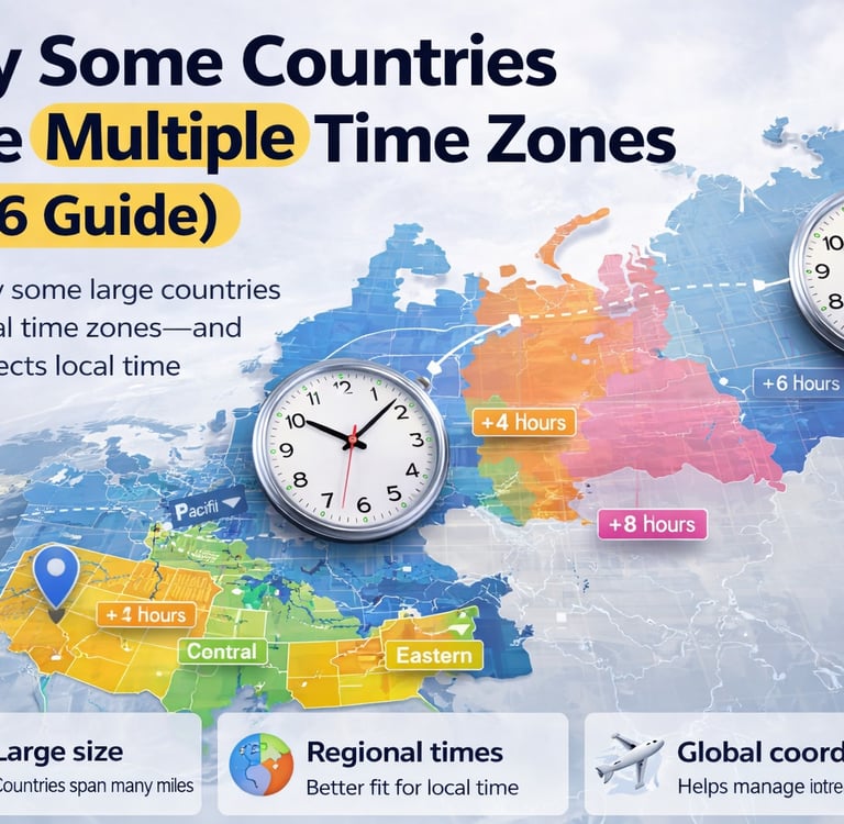 Why Some Countries Have Multiple Time Zones (2026 Guide)_timenowonline.com