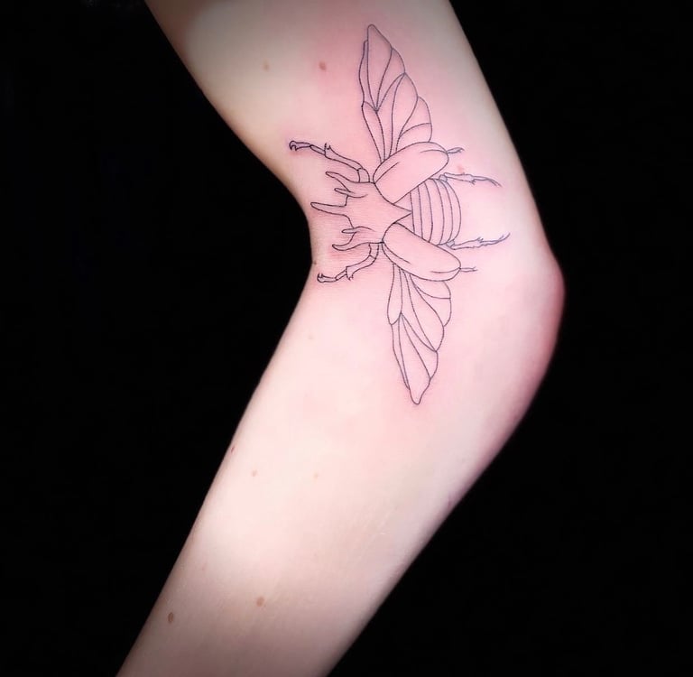 Tattoo artist in Hurghada – linework tattoo-hurghada tattoo studio 