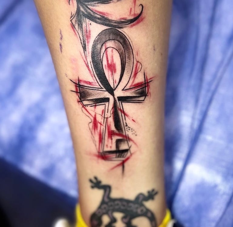 Polka thrush tattoo on wrist — Hurghada Tattoo Studio