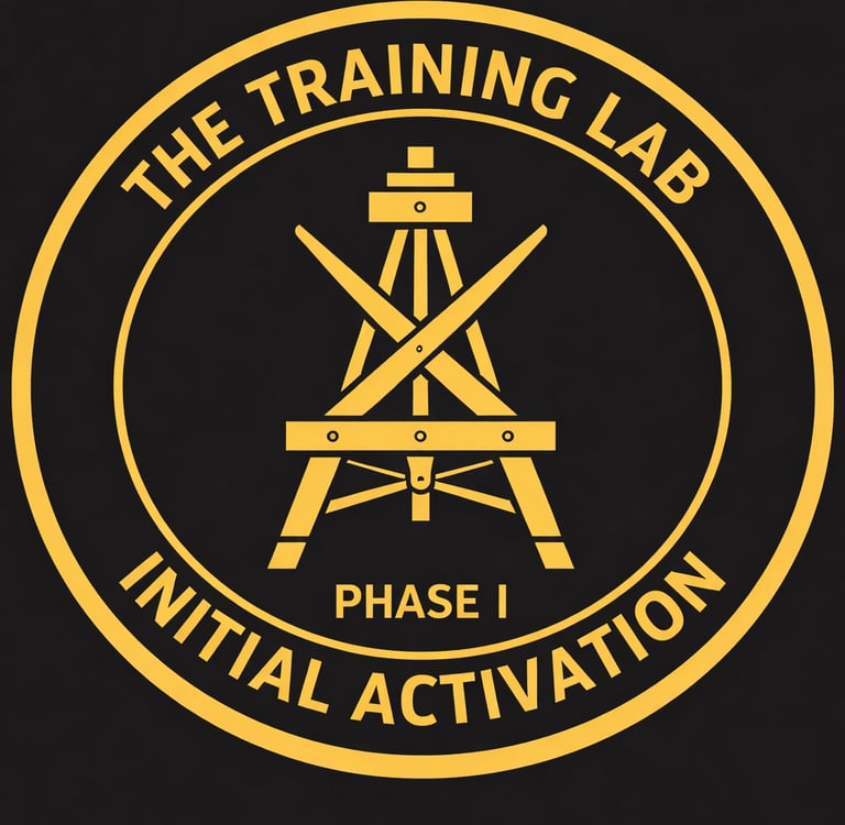 REQUISITION: Initial Intake Protocol: Phase I Activation for the Training Lab. [REF: CAR-INT-001]