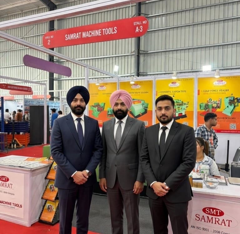 samrat machine tools exhibition at ludhiana exhibition centre (LEC) Sahnewal