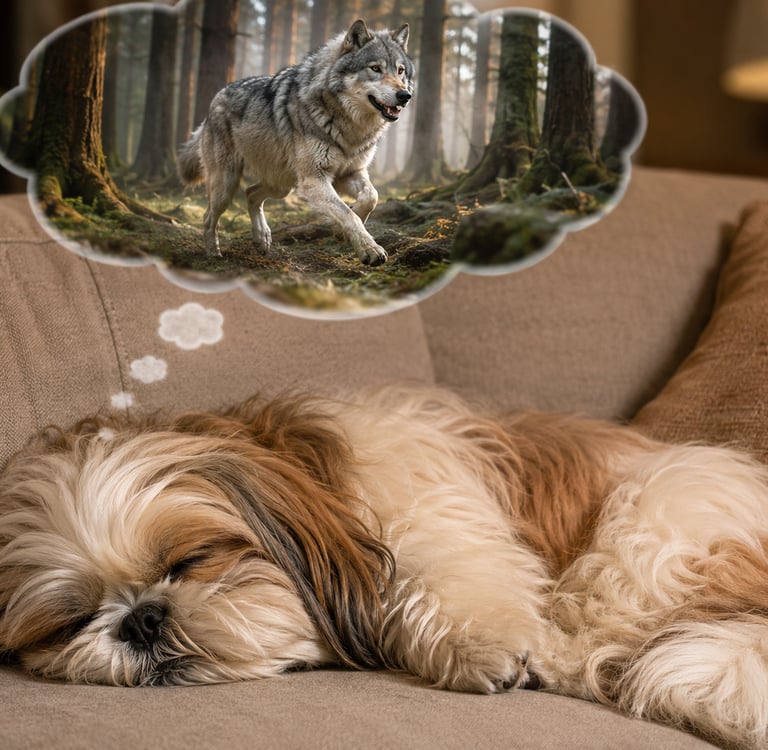 shih tzu y lobo