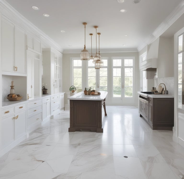 Close-up of a cozy carpeted living room with warm lighting.