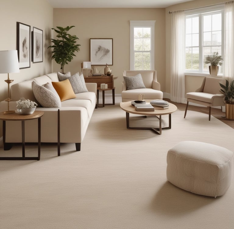 Sleek kitchen showcasing shiny tile flooring and a modern countertop.