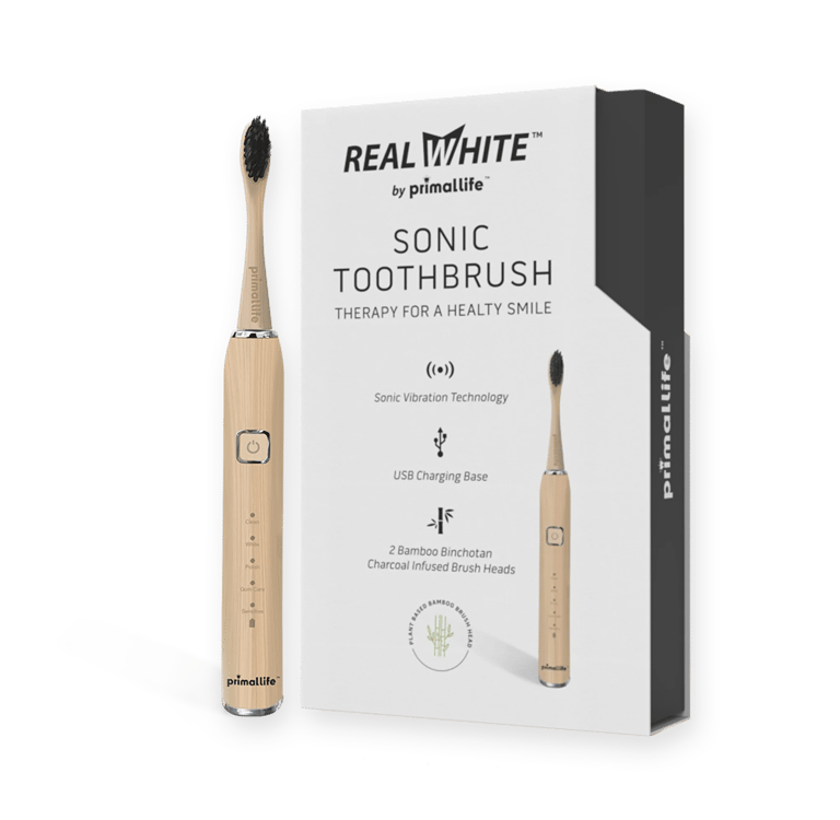 Primal Life Real White Sonic toothbrush: The Best Organic Electric Toothbrush