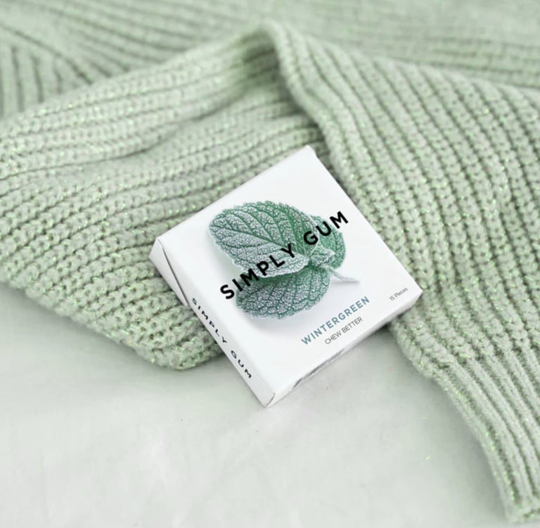 SIMPLY Wintergreen Chewing Gum